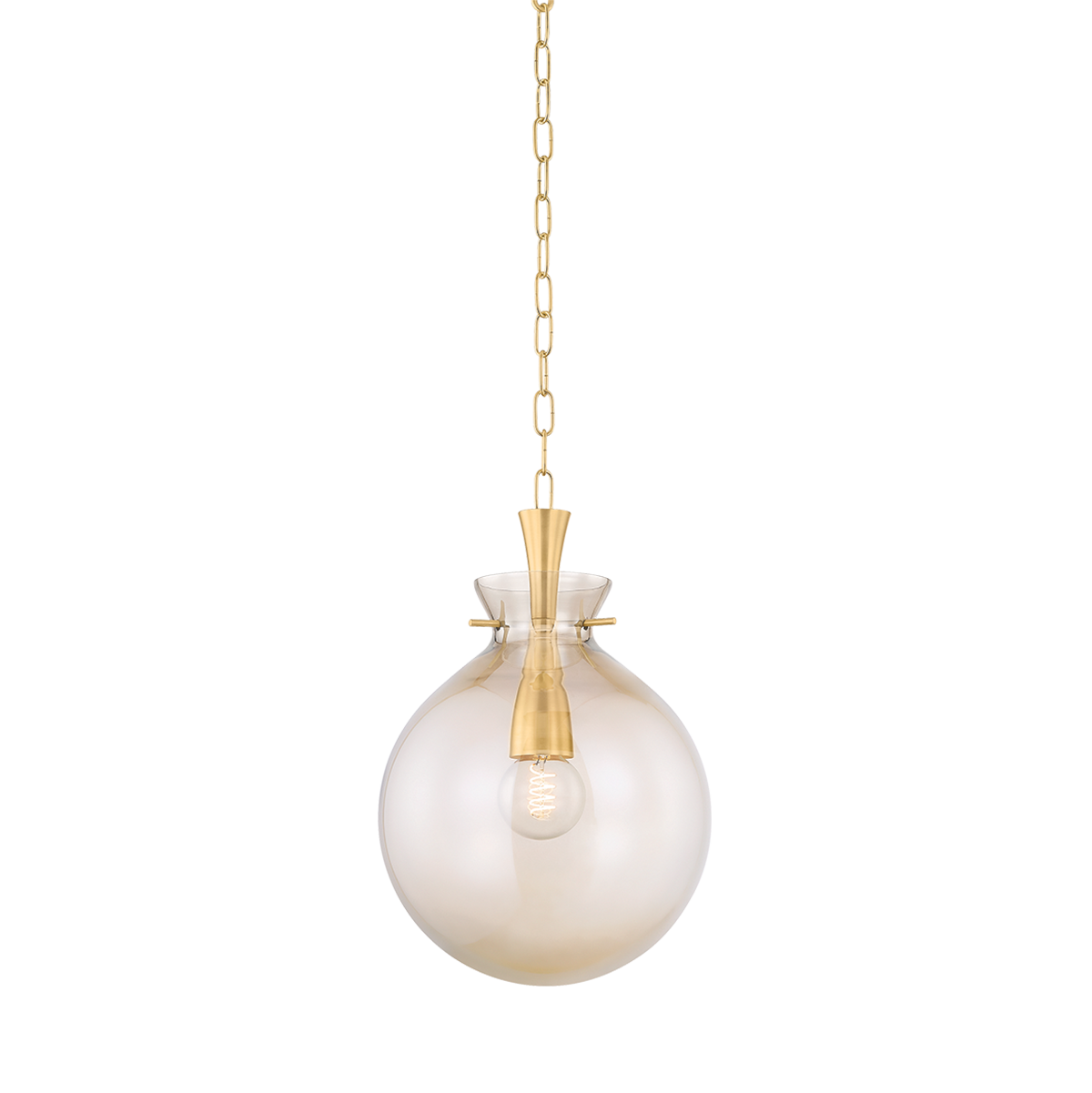 Mitzi H1052701S-AGB Benita Suspension dans Laiton vieilli