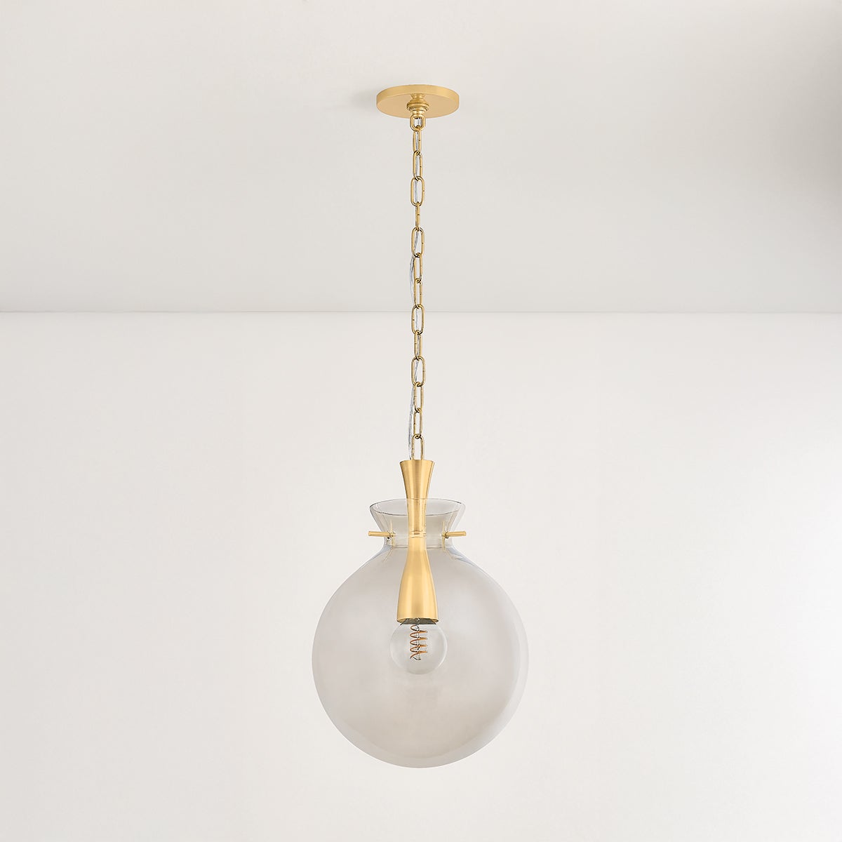 Mitzi H1052701S-AGB Benita Suspension dans Laiton vieilli