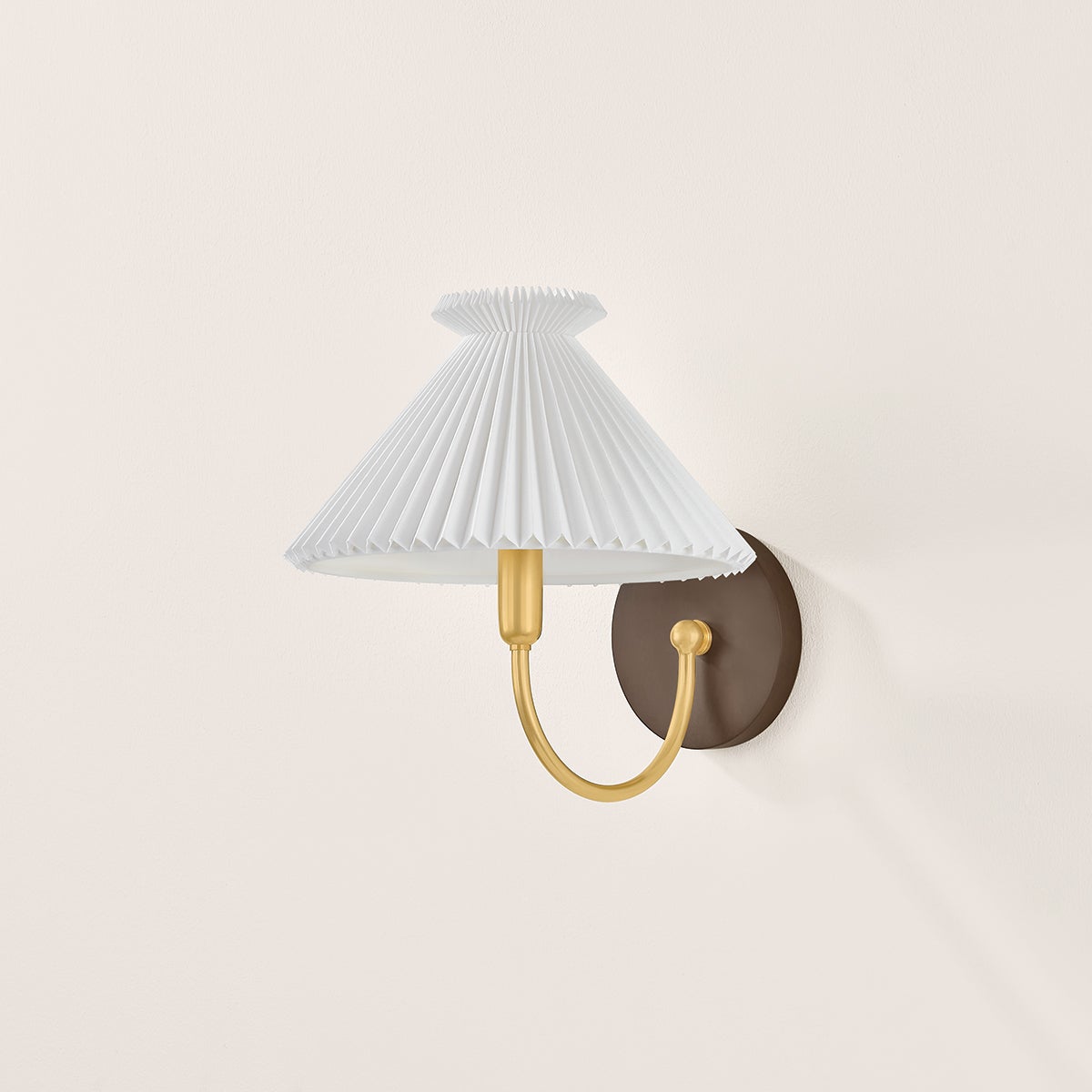 Mitzi H1079101-AGB Acacia Wall Sconce in Aged Brass