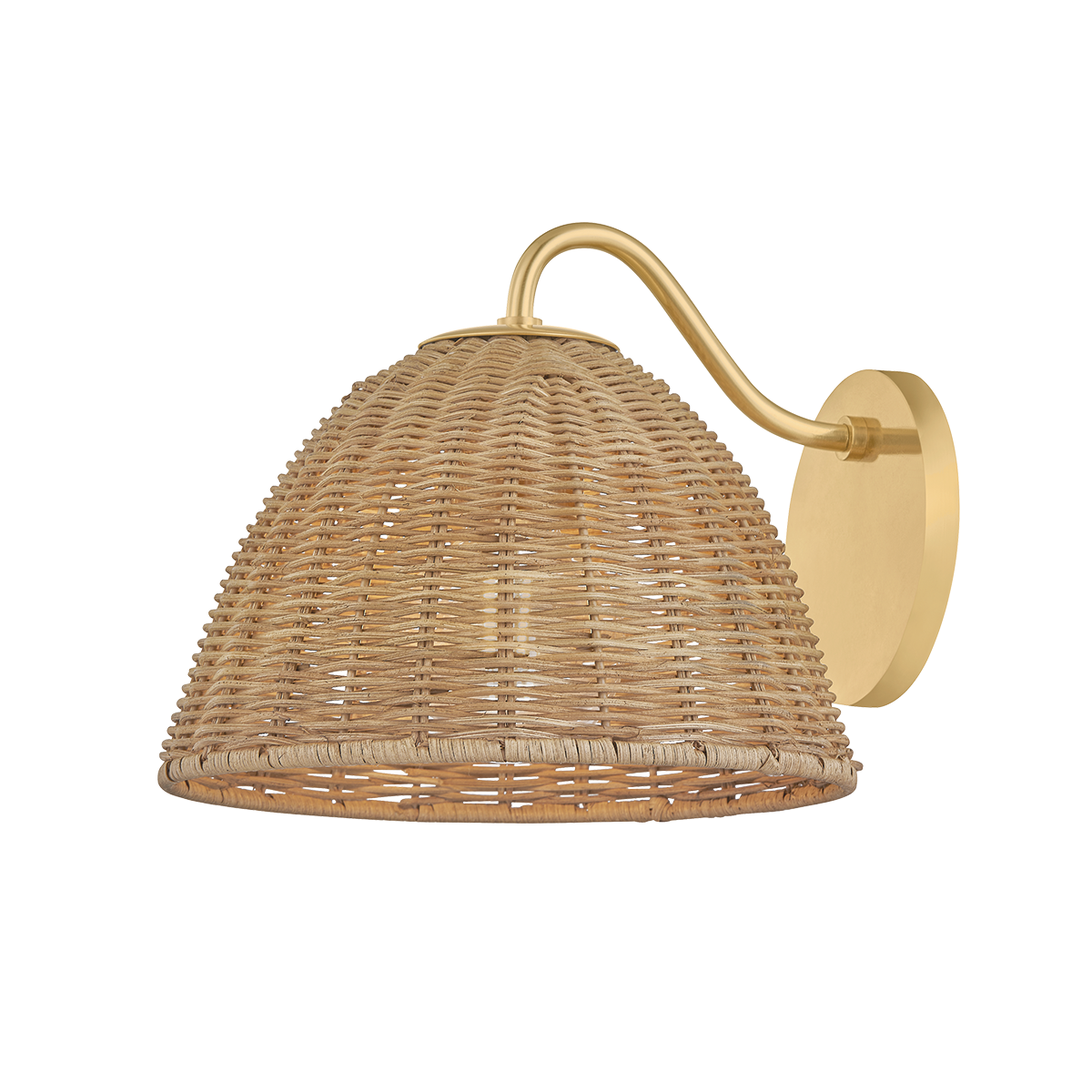 Mitzi H1081101-AGB Katniss Wall Sconce in Aged Brass