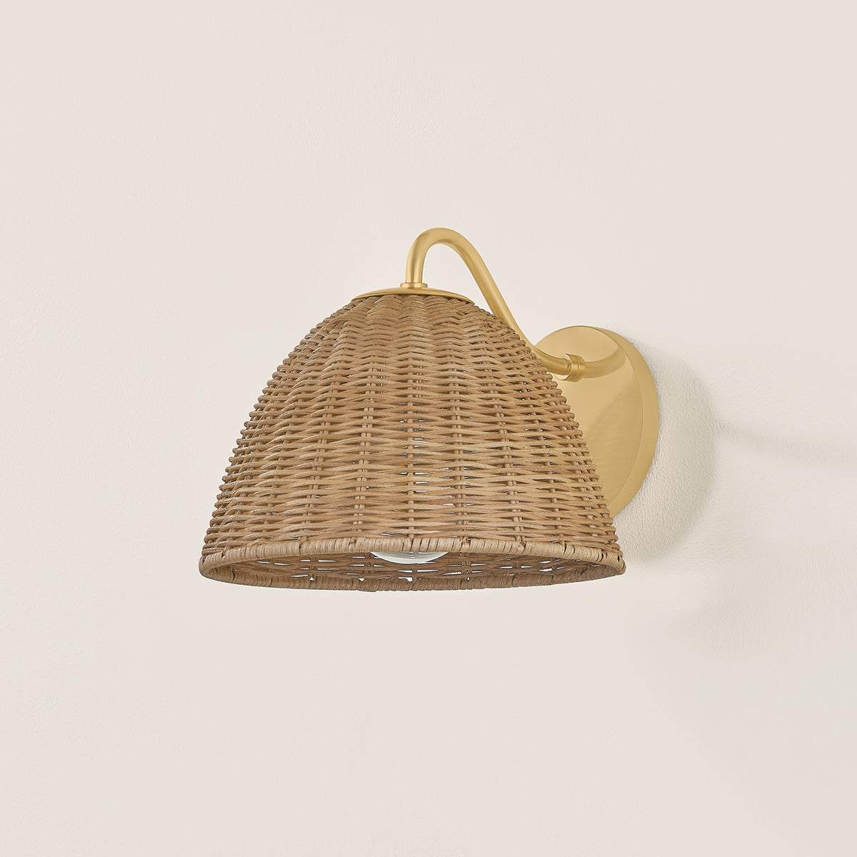 Mitzi H1081101-AGB Katniss Wall Sconce in Aged Brass