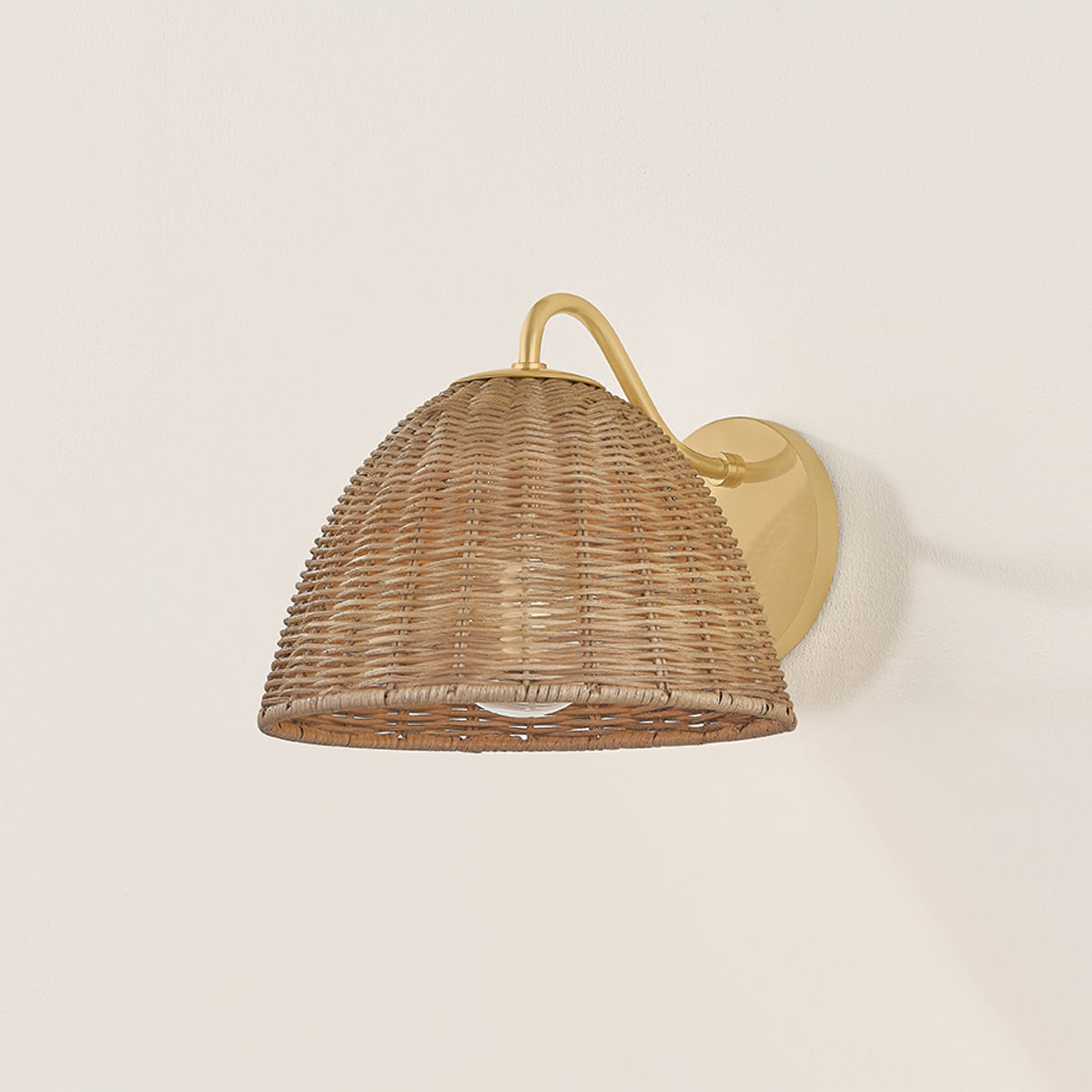 Mitzi H1081101-AGB Katniss Wall Sconce in Aged Brass