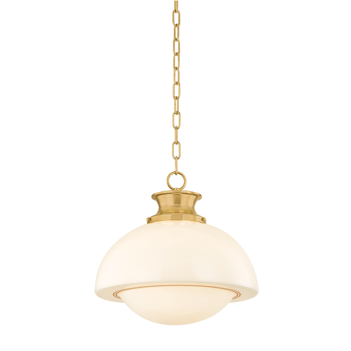 Mitzi Canada - H1090701-AGB - Une lampe Suspension - Céline - Laiton vieilli