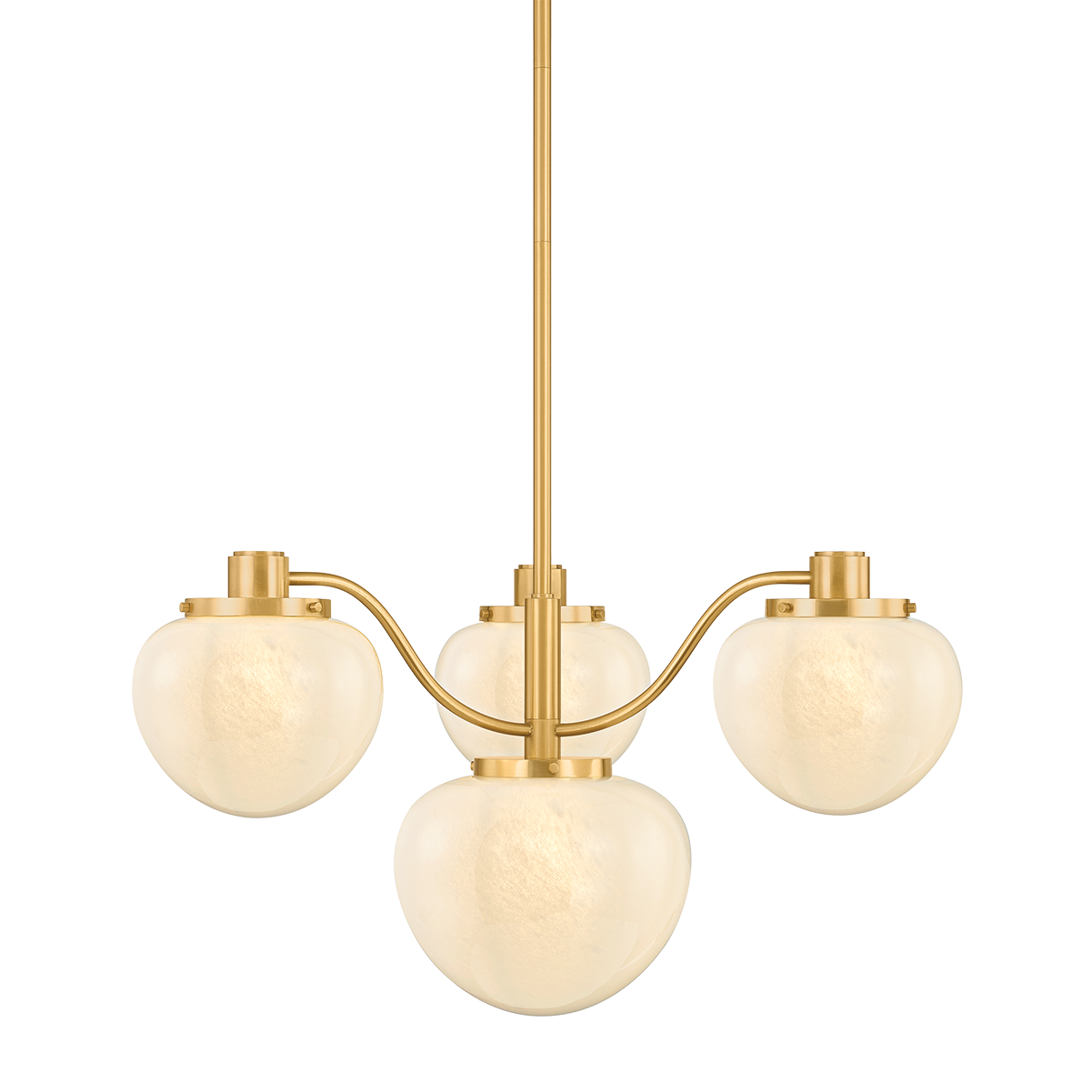 Mitzi Canada - H1093804-AGB - Quatre lumières Suspendu - Kristen - Laiton vieilli