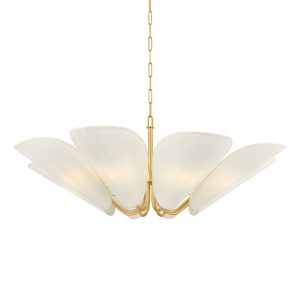 Mitzi Canada - H1095808-AGB - Eight Light Chandelier - Winifred - Aged Brass