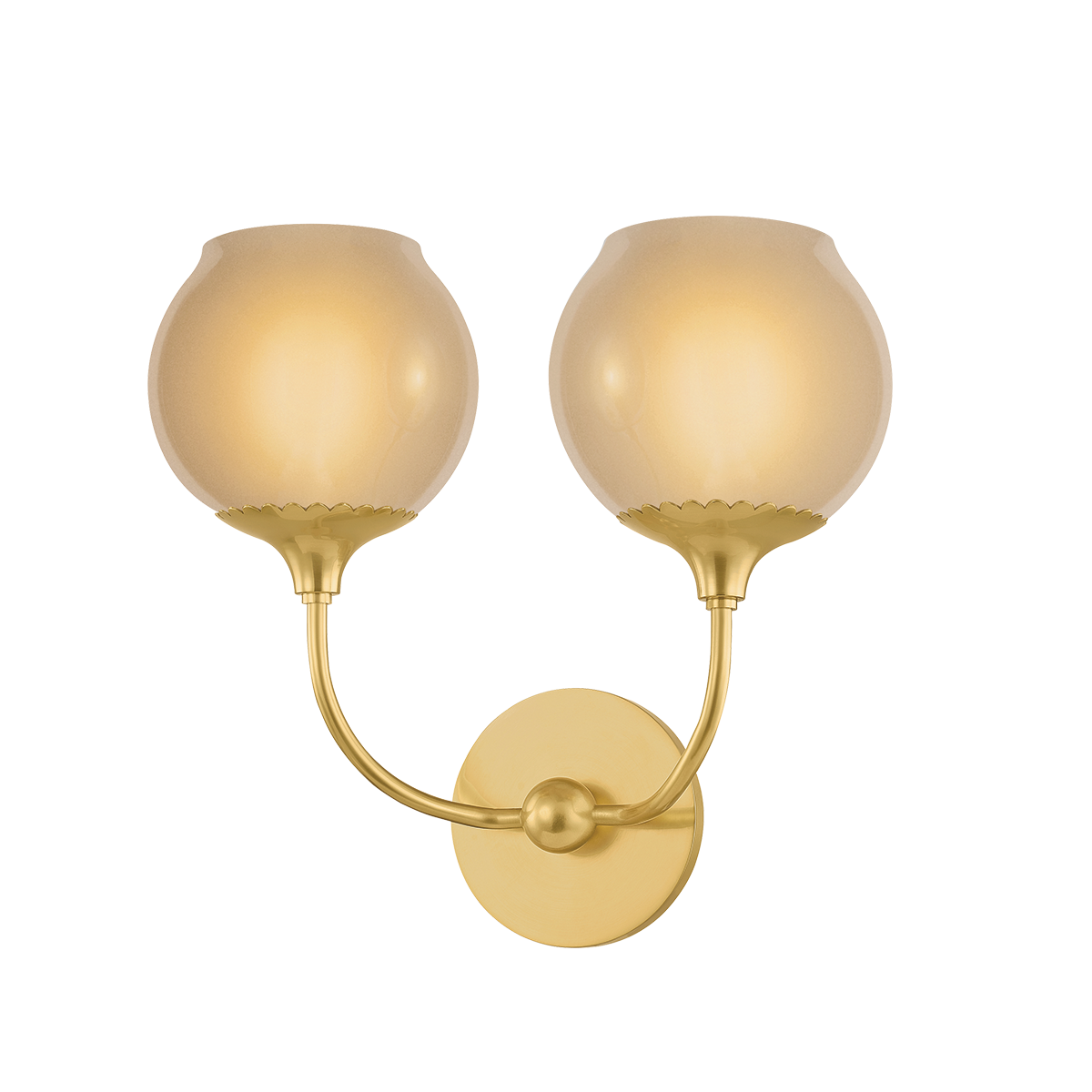 Mitzi Canada - H1098102-AGB - Two Light Wall Sconce - Daya - Aged Brass