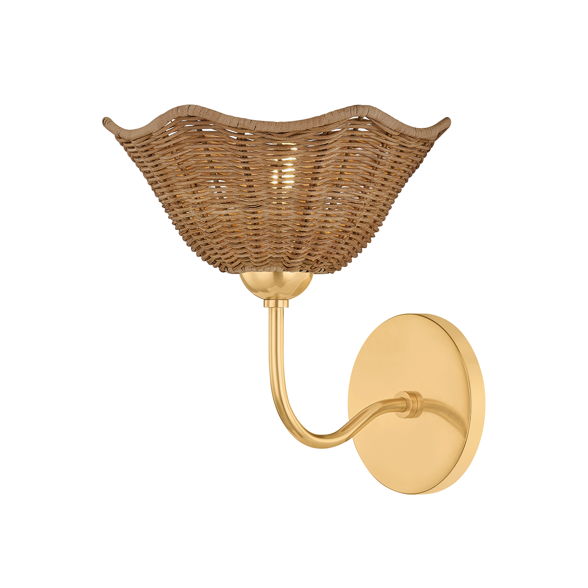 Mitzi Canada - H1101101-AGB - One Light Wall Sconce - Kehlani - Aged Brass