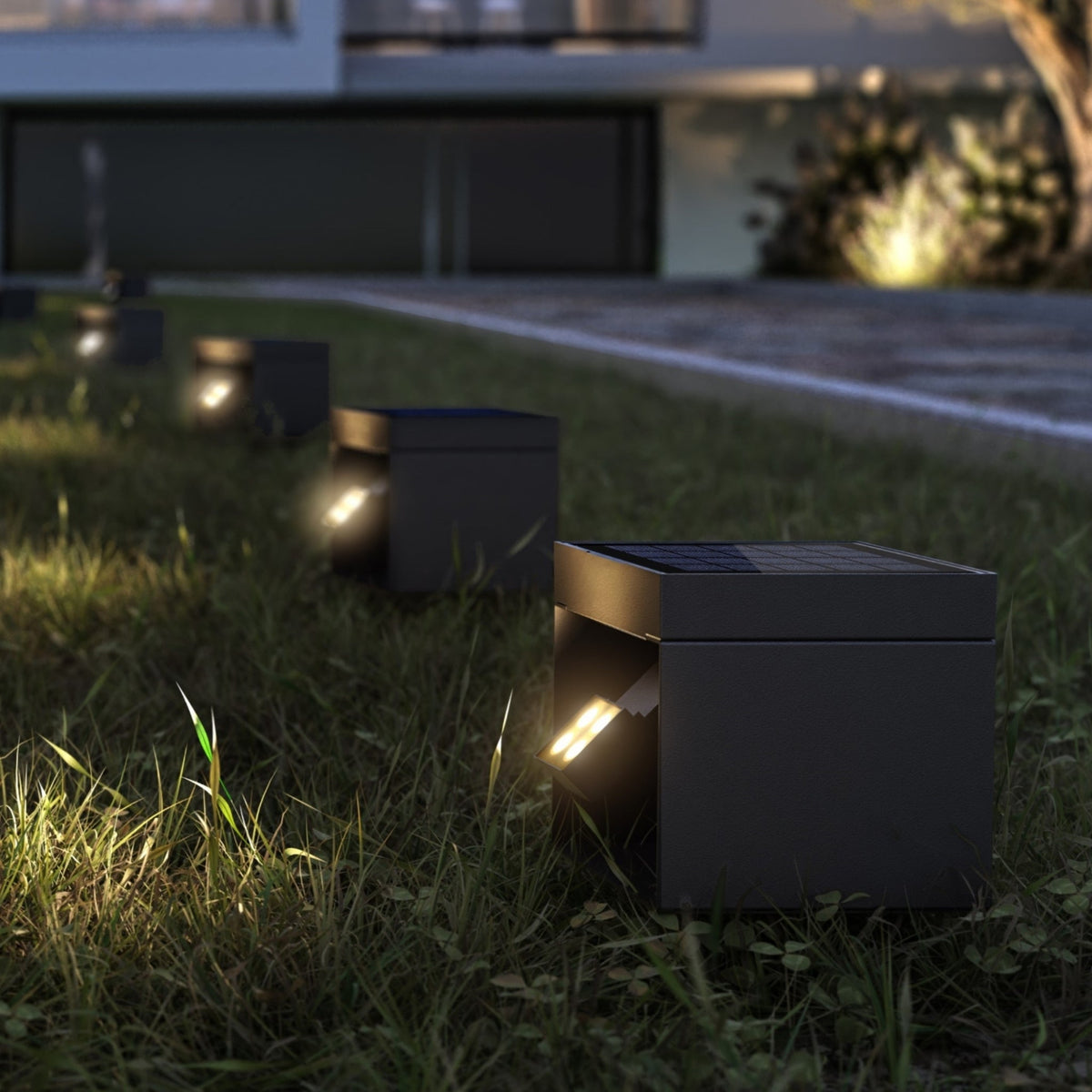 Lampe solaire LED Alea pour allée