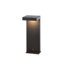 Zafferano America H6183-400 Ala LED Solar Pathway Light in Antrachite