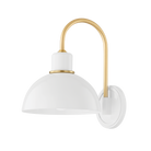 Mitzi H769101-AGB/GWH Camille Wall Sconce in Gloss White