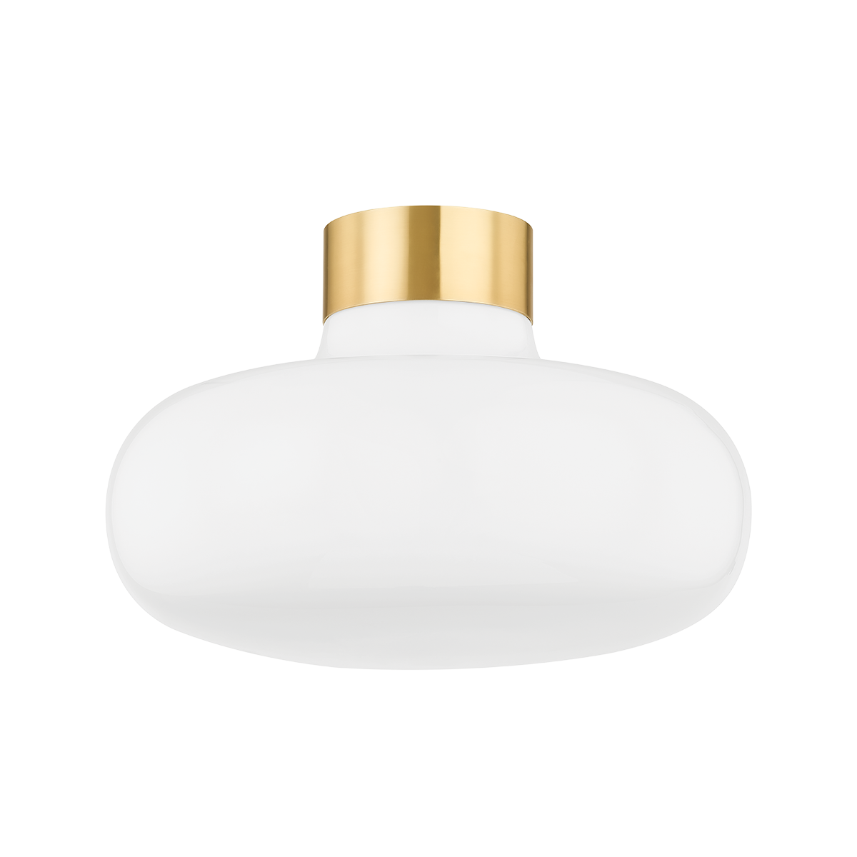 Mitzi H785501-AGB Eliana Flush Mount in Aged Brass