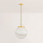 Mitzi H989701L-AGB Ambra Suspension dans Laiton vieilli