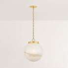Mitzi H989701L-AGB Ambra Suspension dans Laiton vieilli