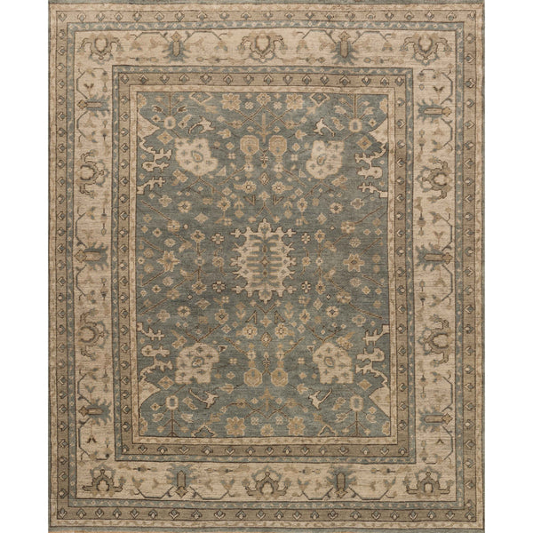 Tapis Heirloom HQ-05 Aqua / Pierre