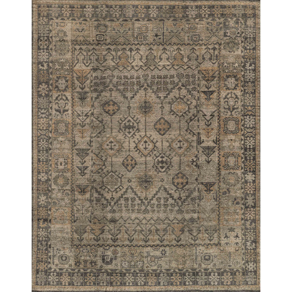 Heirloom HQ-06 Bone / Charcoal Area Rug