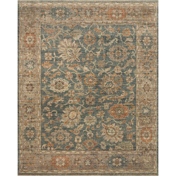 Tapis Heirloom HQ-07 bleu/beige