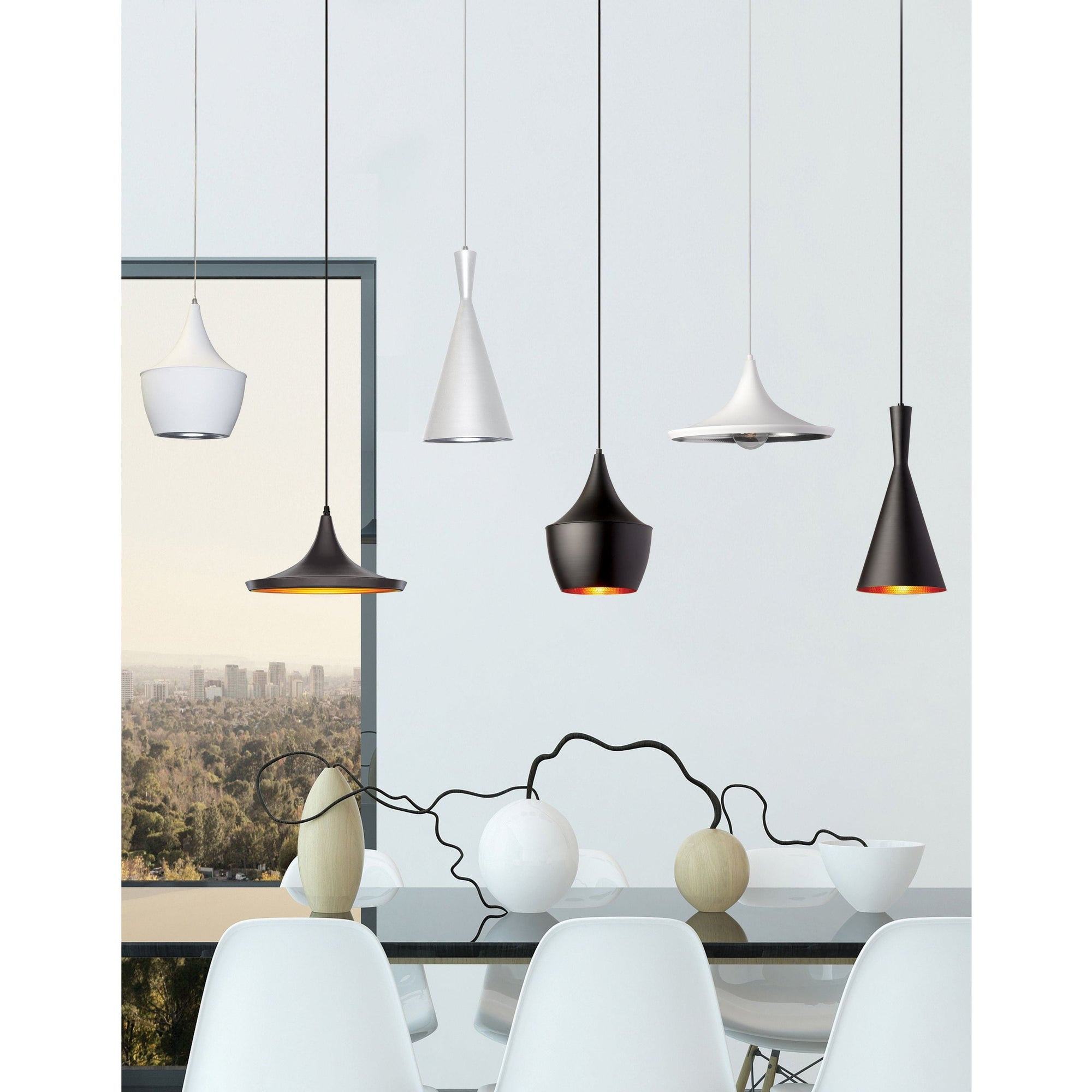 Dainolite - Helsinki Pendant - HKI-81P-BK | Montreal Lighting & Hardware