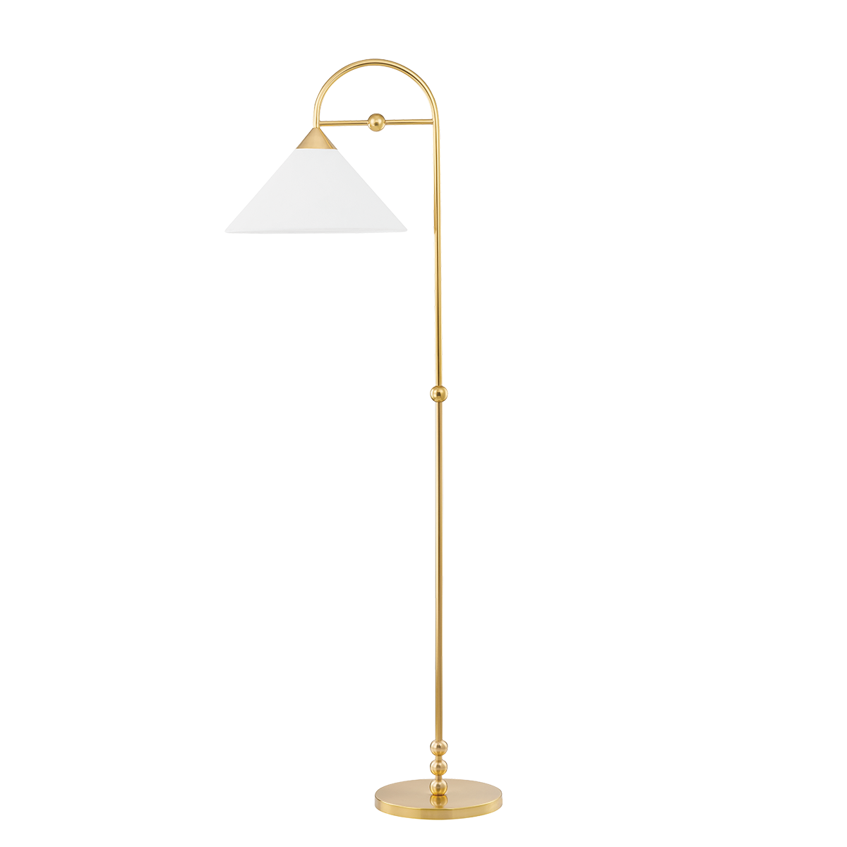 Lampadaire Mitzi HL682401-AGB Sang en Laiton vieilli