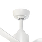 Plafonnier extérieur LED Hugo de Kuzco Lighting CF72942-BG/MB-5CCT Ventilateur  en or brossé/noir mat