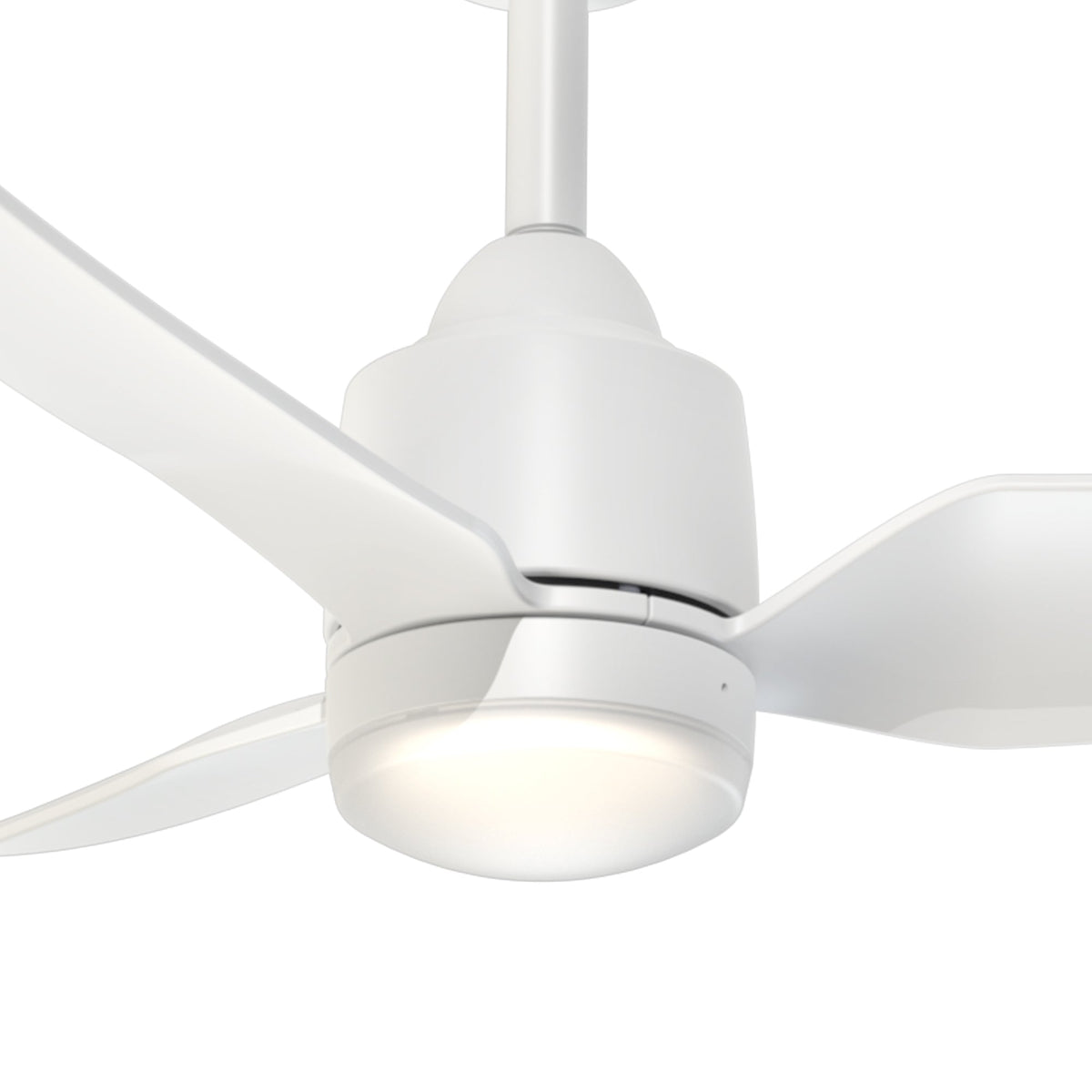 Kuzco Lighting CF72942-BG/MB-5CCT Hugo LED Exterior Ceiling Fan in Brushed Gold/Matte Black