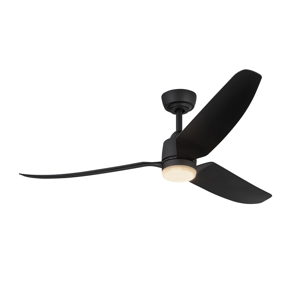 Kuzco Lighting CF72952-BG/MB-5CCT Hugo LED Exterior Ceiling Fan in Brushed Gold/Matte Black