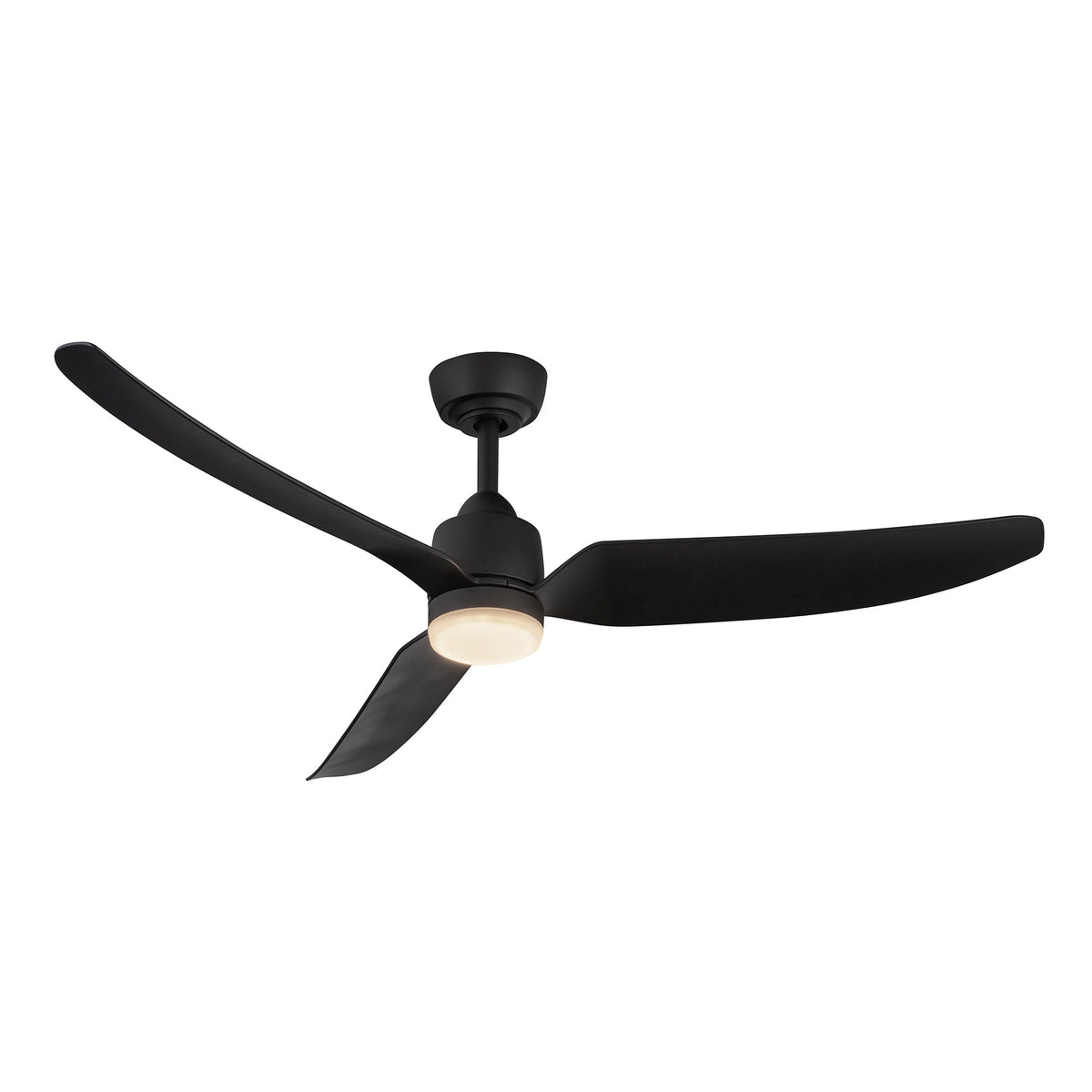 Kuzco Lighting CF72952-BG/MB-5CCT Hugo LED Exterior Ceiling Fan in Brushed Gold/Matte Black
