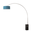 Lampe arc Nova of California 2110812AV Iconic Drum 95"H 1 lumière en nickel noir