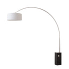 Lampe arc Nova of California 2110812AV Iconic Drum 95"H 1 lumière en nickel noir