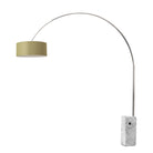 Lampe arc Nova of California 2110812AV Iconic Drum 95"H 1 lumière en nickel noir