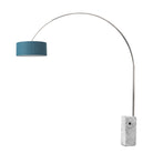 Lampe arc Nova of California 2110812AV Iconic Drum 95"H 1 lumière en nickel noir