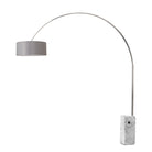 Lampe arc Nova of California 2110812AV Iconic Drum 95"H 1 lumière en nickel noir