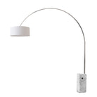 Lampe arc Nova of California 2110812AV Iconic Drum 95"H 1 lumière en nickel noir