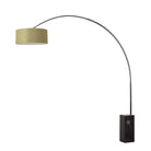Lampe arc Nova of California 2110812AV Iconic Drum 95"H 1 lumière en nickel noir