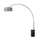 Lampe arc Nova of California 2110812AV Iconic Drum 95"H 1 lumière en nickel noir