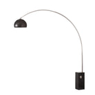 Lampe arc iconique Nova of California 2113812SN demi-dôme 95 po H 1 lumière en nickel noir