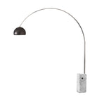 Lampe arc iconique Nova of California 2113812SN demi-dôme 95 po H 1 lumière en nickel noir