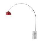Lampe arc iconique Nova of California 2113812SN demi-dôme 95 po H 1 lumière en nickel noir