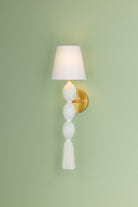 Mitzi H1021101-AGB Indra Wall Sconce in Aged Brass