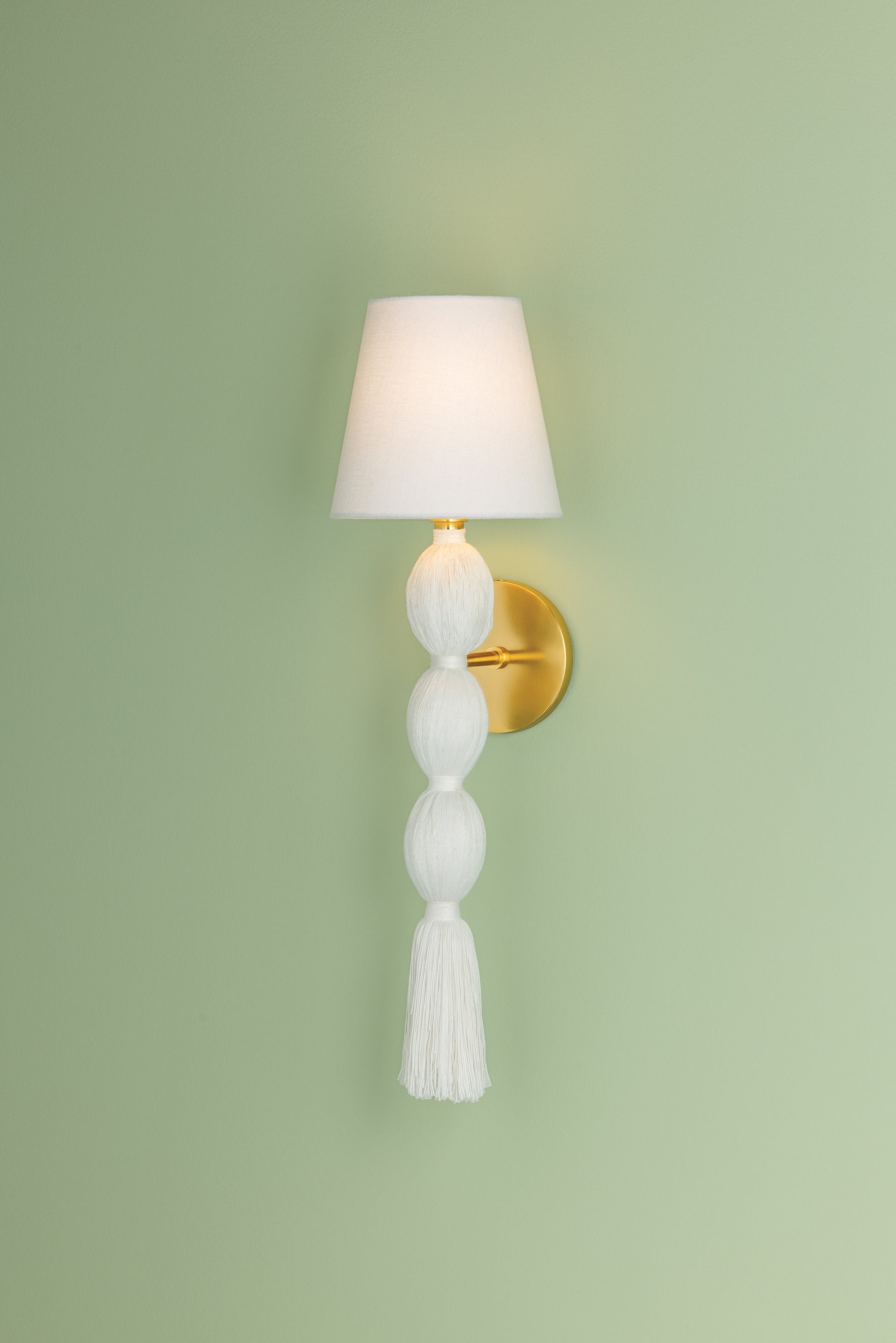 Mitzi H1021101-AGB Indra Wall Sconce in Aged Brass