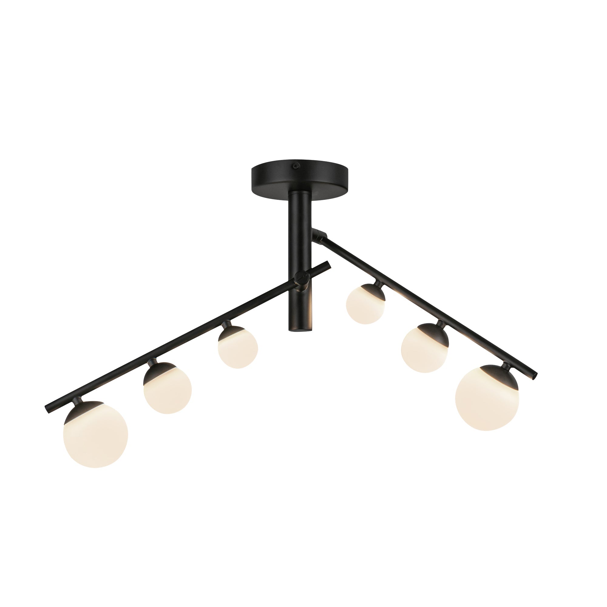 Kuzco Lighting SF55525-BG/OP-UNV Cypress Semi-Flush Mount