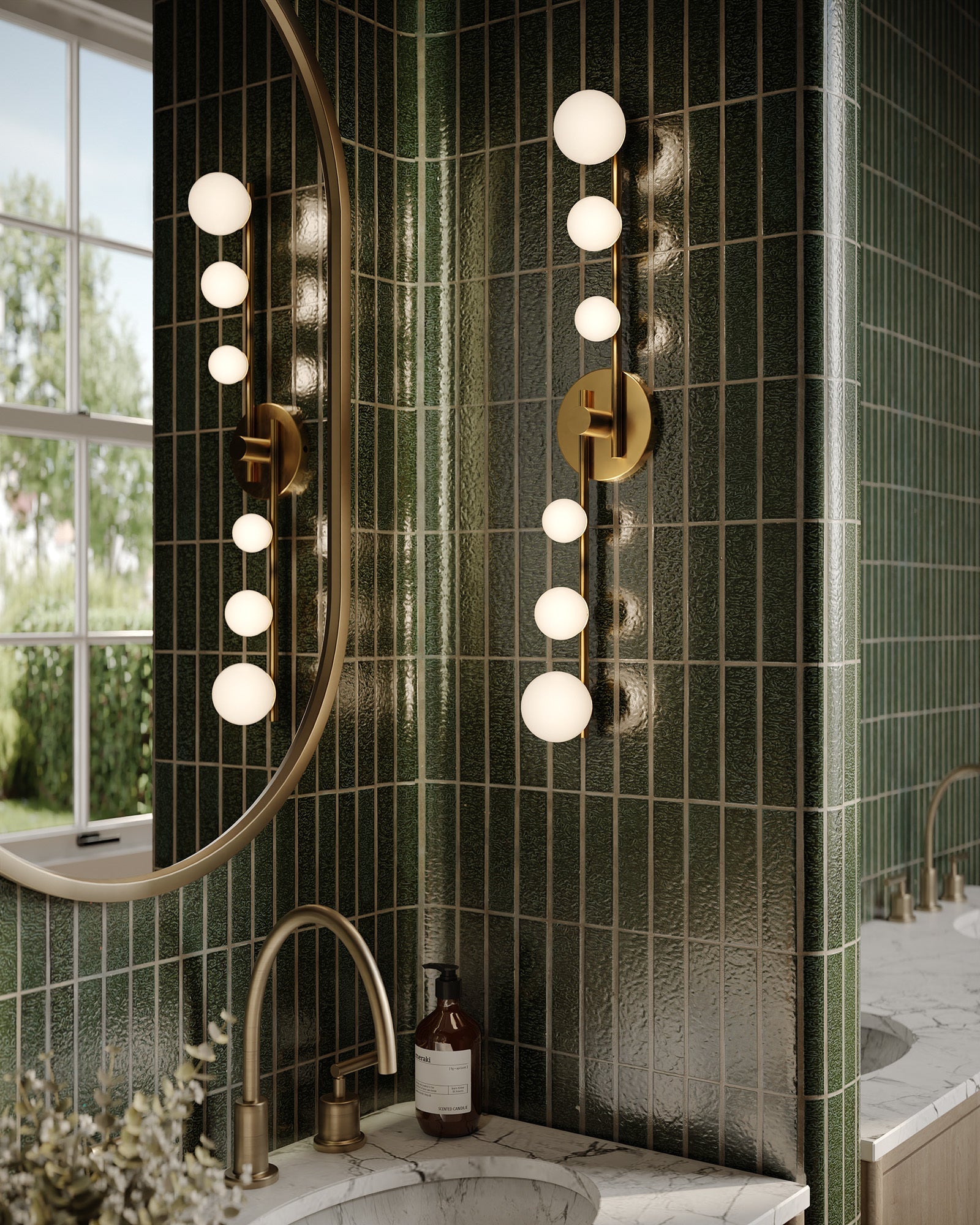 Kuzco Lighting VL55529-BGOP Cypress 29-in Vanity Light