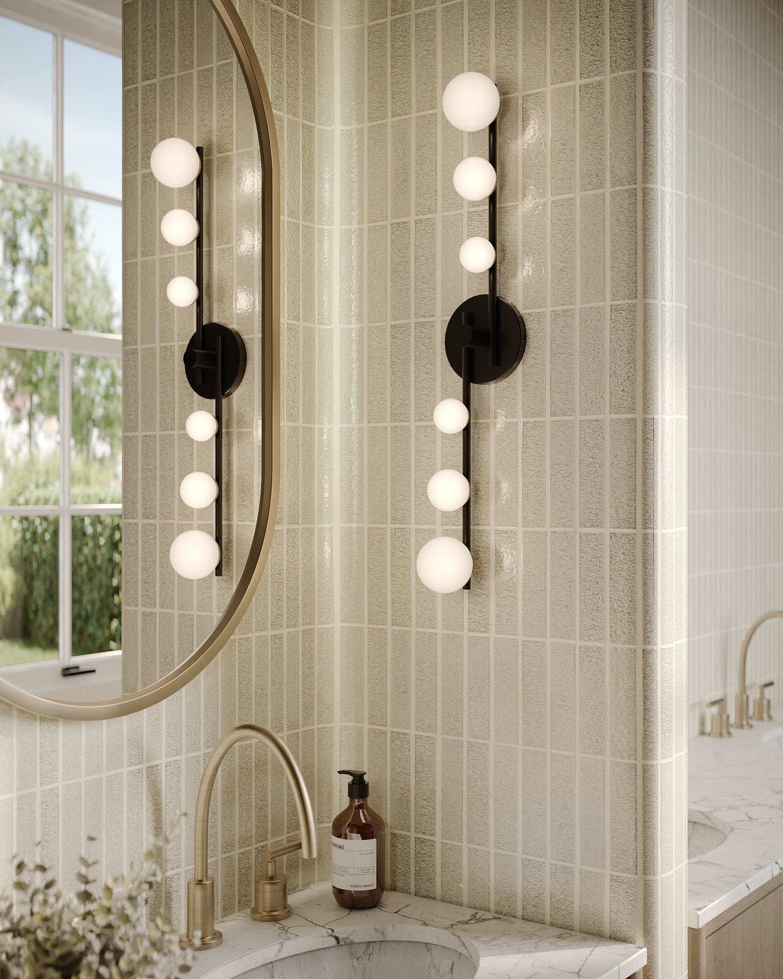 Kuzco Lighting VL55529-BG/OP Cypress 29-in Vanity Light