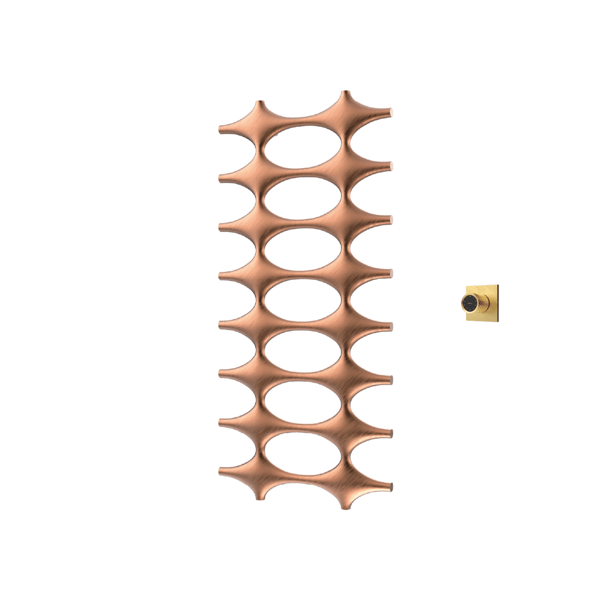 P&Bhusri K015-L-BBR-XM K015 Towel Warmer in PVD Brushed Brass