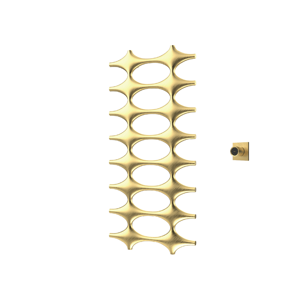 P&Bhusri K015-L-BLG-XM K015 Towel Warmer in PVD Brushed Luxury Gold