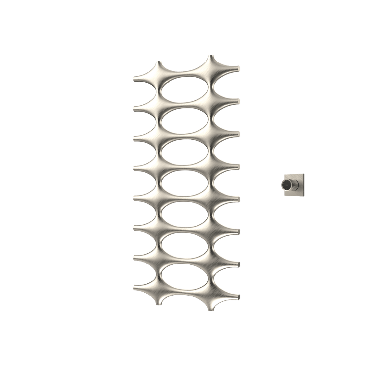 P&Bhusri K015-L-BNI-XM K015 Towel Warmer in PVD Brushed Nickel
