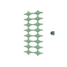 P&Bhusri K015-L-CGR-XM K015 Towel Warmer in Celadon Green