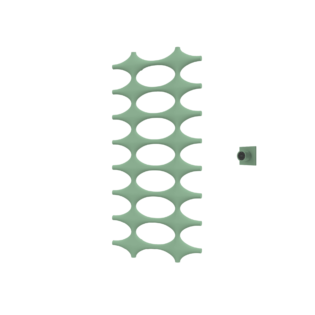 P&Bhusri K015-L-CGR-XM K015 Towel Warmer in Celadon Green