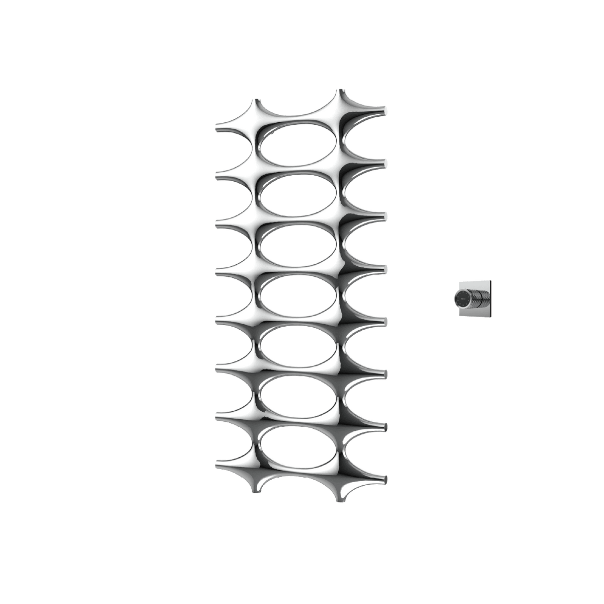 P&Bhusri K015-L-CHR-XM K015 Towel Warmer in Polished Chrome