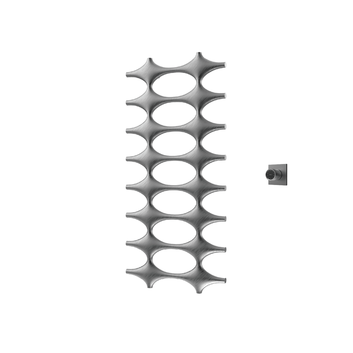 P&Bhusri K015-L-GML-XM K015 Towel Warmer in PVD Gun Metal