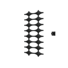 P&Bhusri K015-L-MBL-XM K015 Towel Warmer in Mist Black